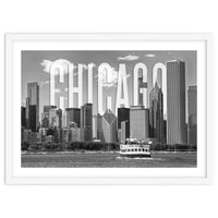 CHICAGO Skyline | Monochrome