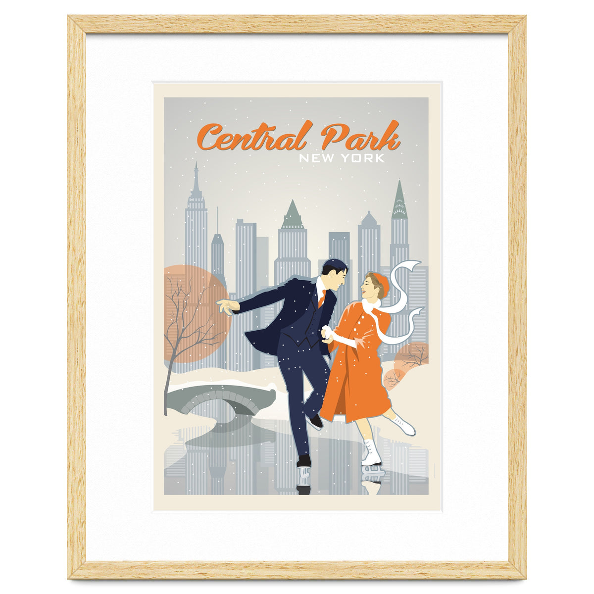 Skating in Central Park