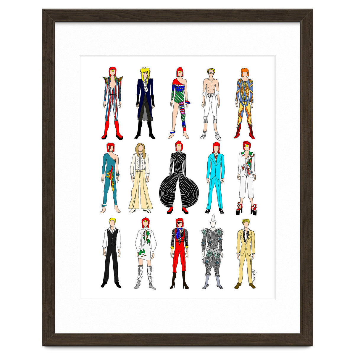 Outfits of Bowie Fashion