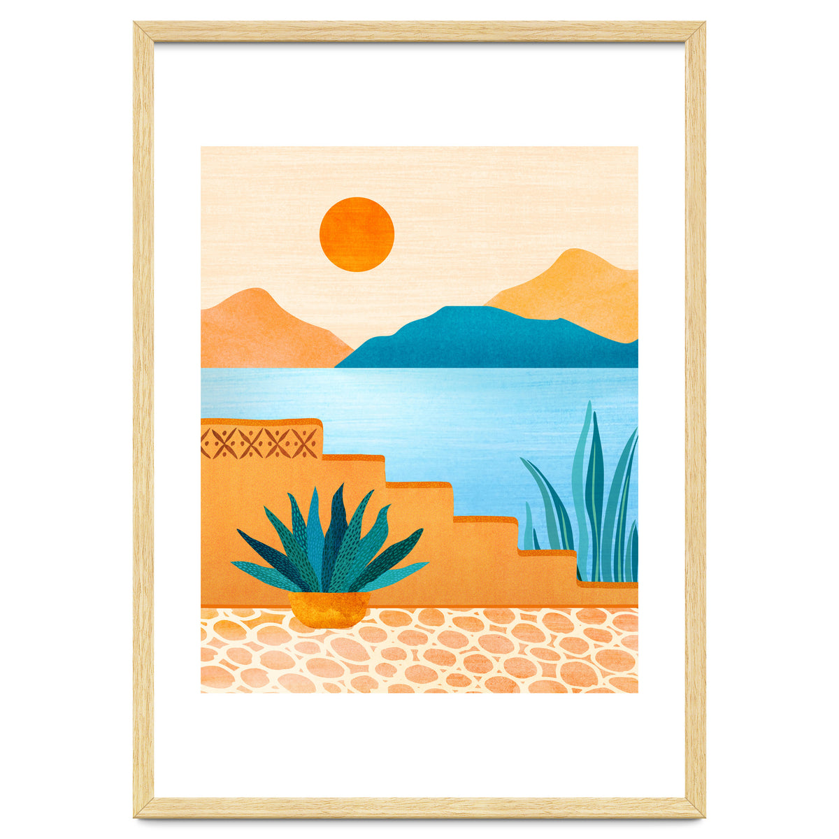 Baja Landscape Illustration