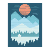 Cabin In The Snow (Print Only) thumbnail