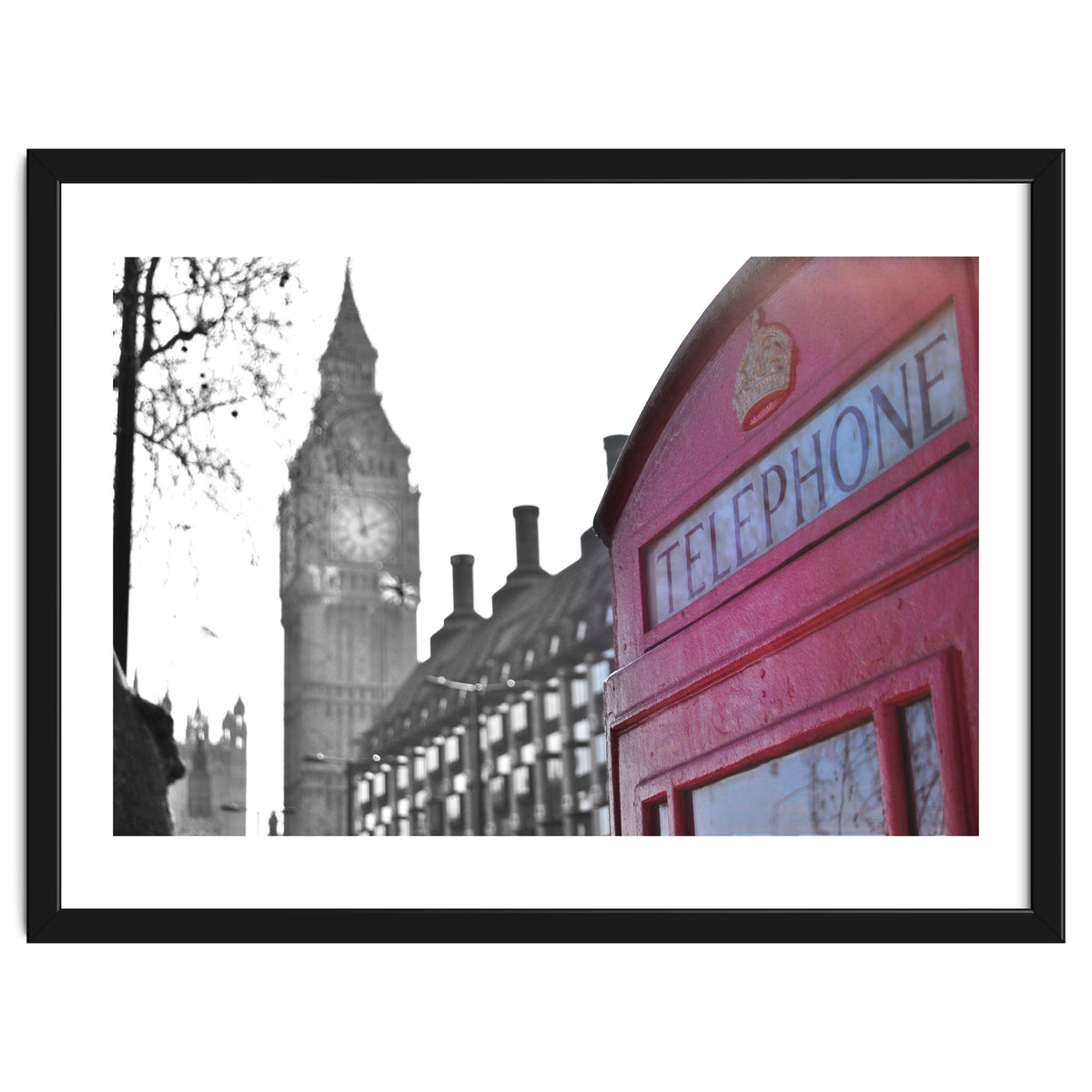 London Big Ben Red Phone Booth