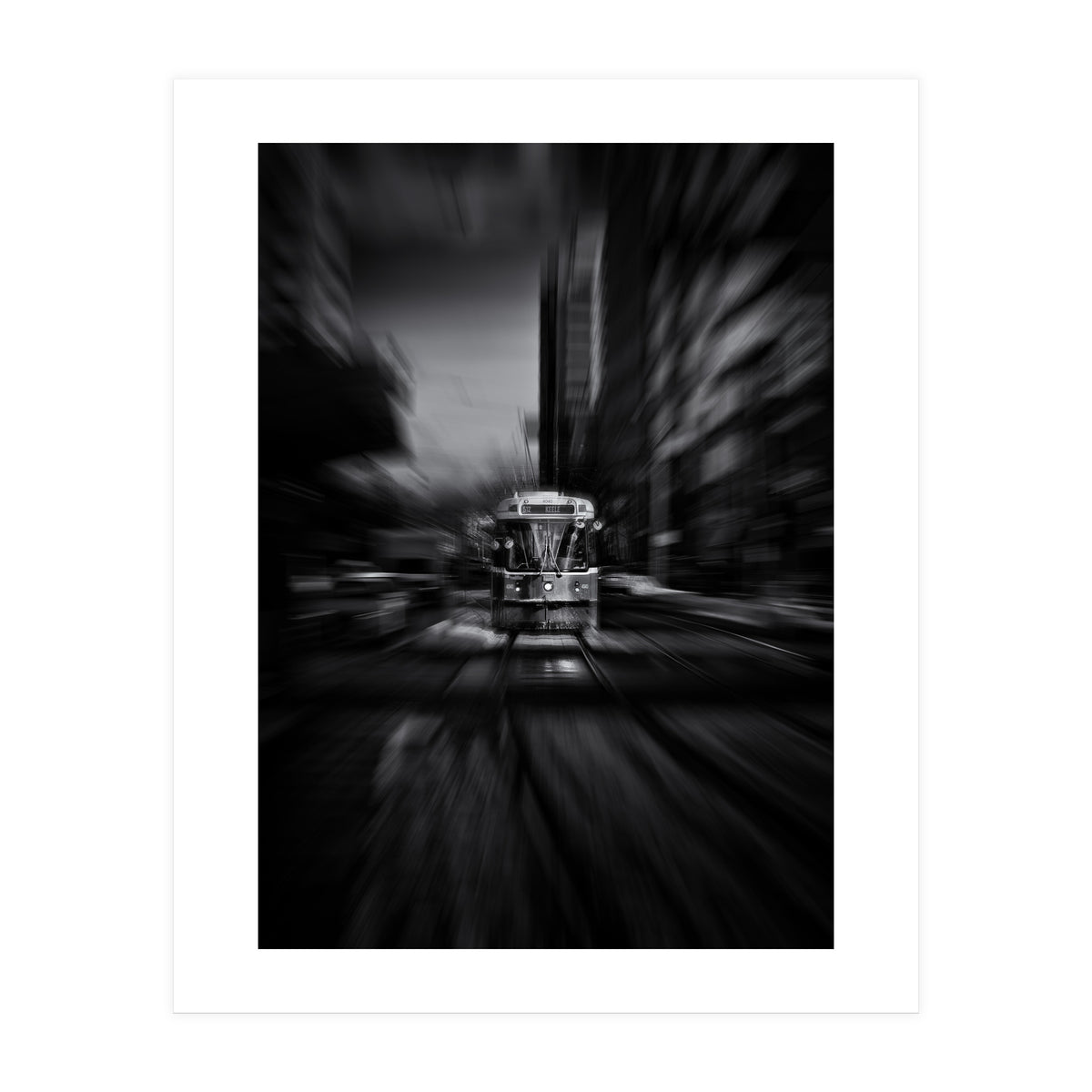 The 512 St. Clair Streetcar Toronto Canada Flow Version (Print Only)