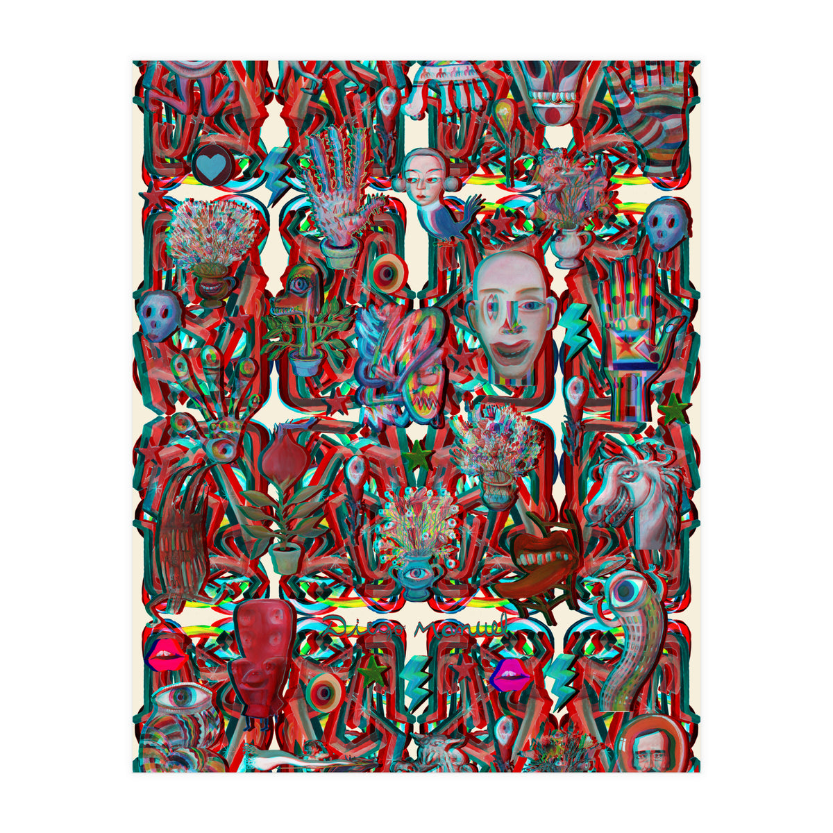 Formas 14 34 3d And Pop (Print Only)