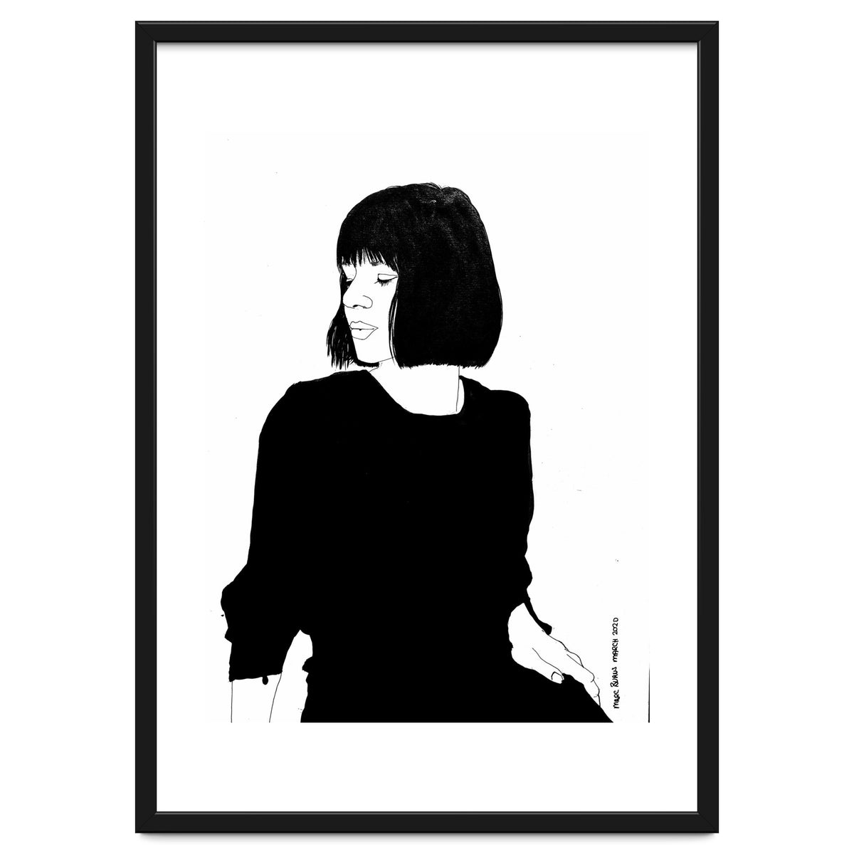 Untitled 84 - Woman in black