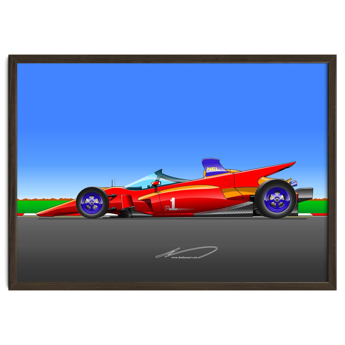 Pole Position Racecar Homage