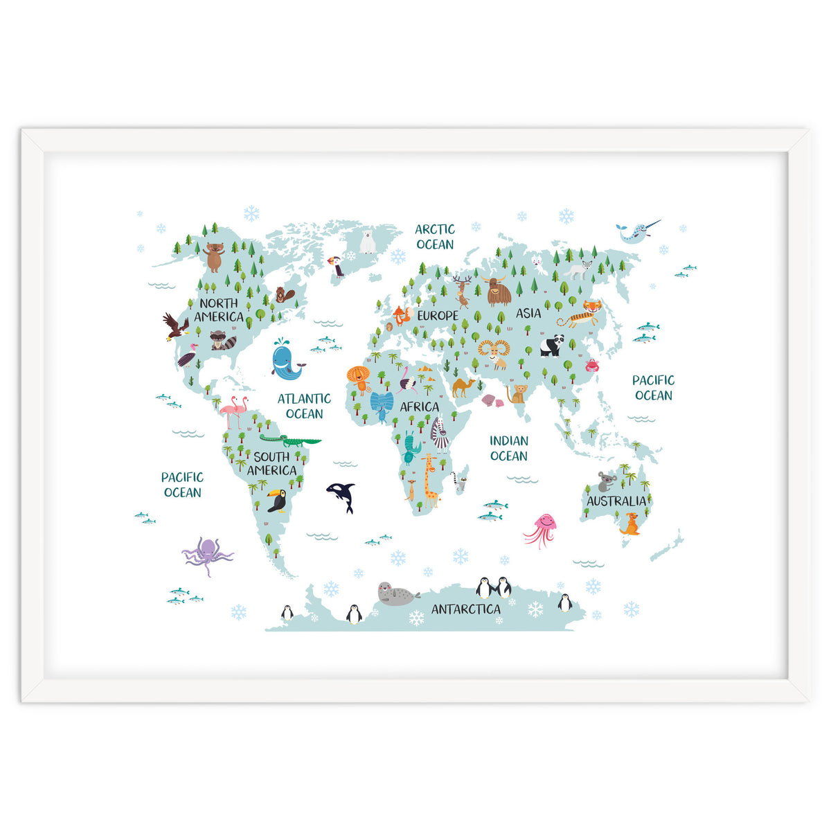 Animal World Map