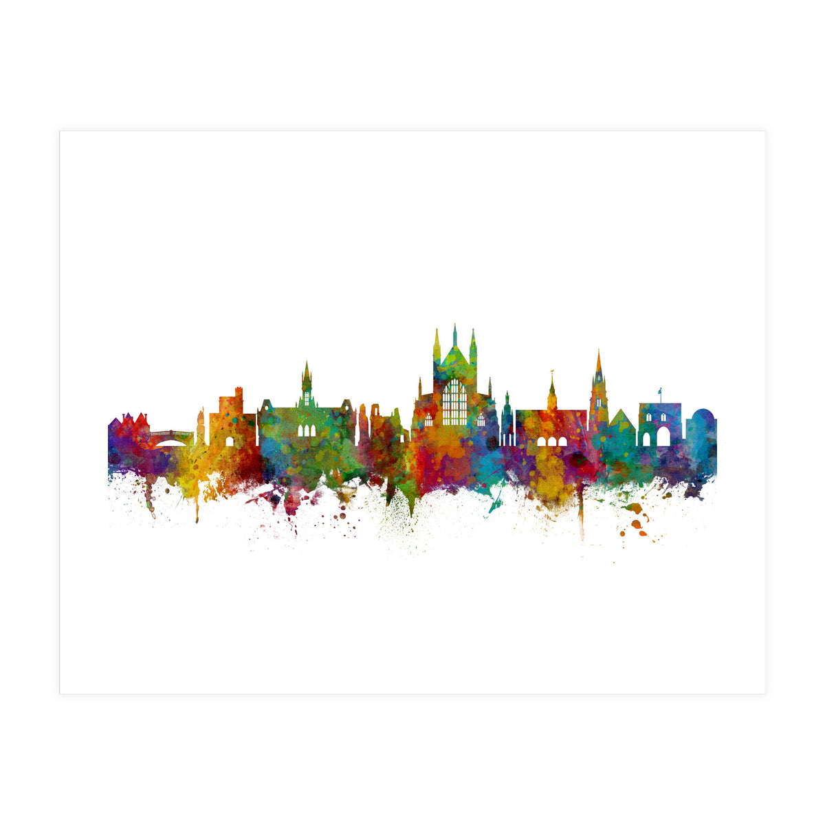 Winchester England Skyline (Print Only)