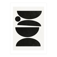 ABSTRACT AND GEOMETRIC SHAPES 01BW (Print Only)
