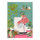 Flamingo in My Laundry Room (Print Only) thumbnail