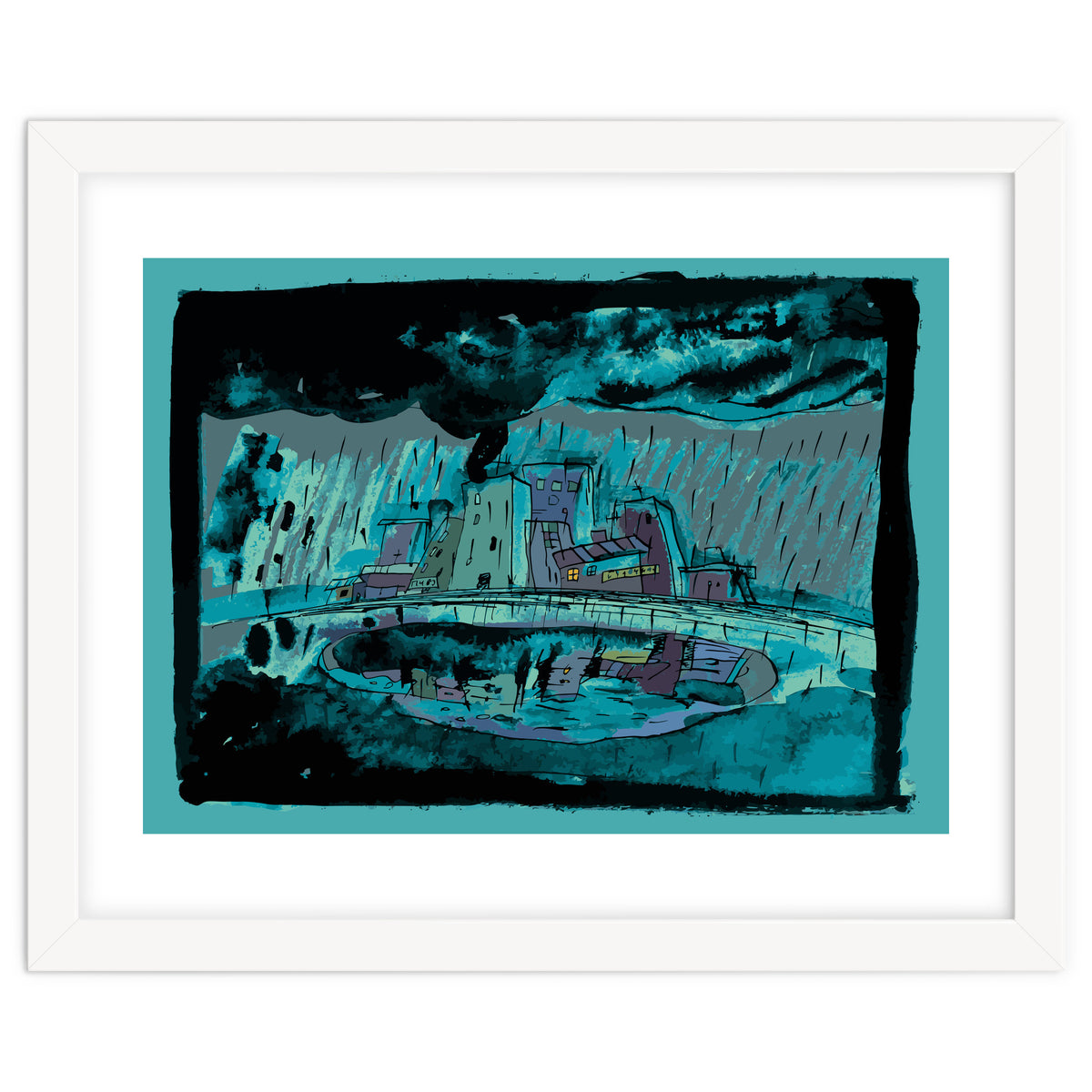 Autumn Rain in the Old City