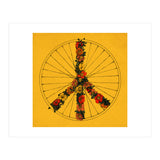Peace And Bike Yellow (Print Only) thumbnail
