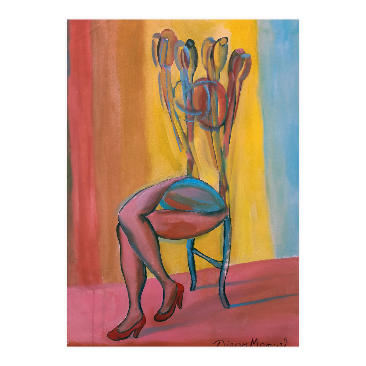 Silla Piernas (Print Only)