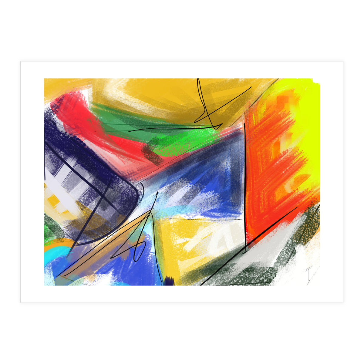 Colored Brushes (Print Only)