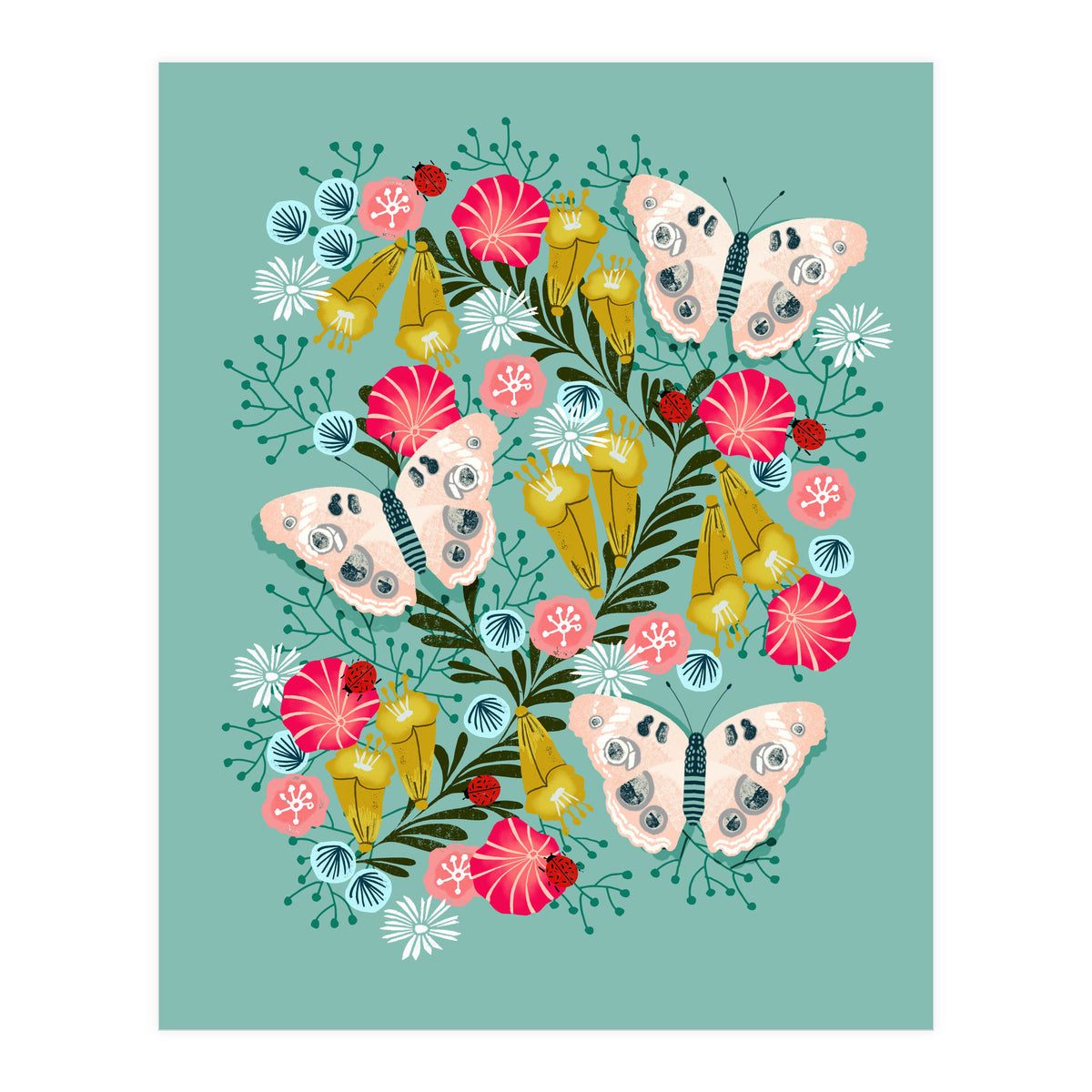 Buckeye Butterfly (Print Only)