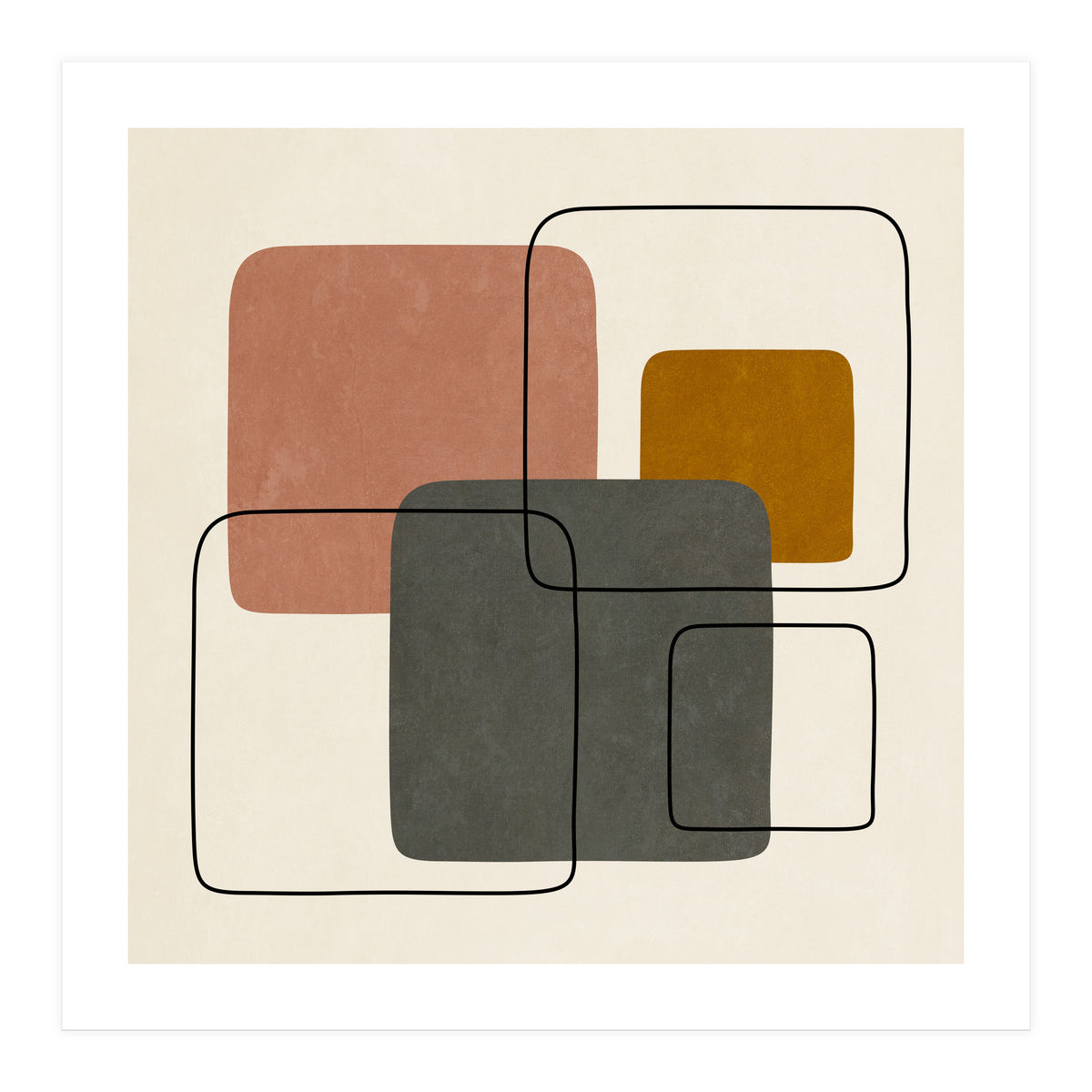 SQUARE SHAPES - 01 (Print Only)