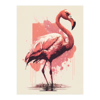 Flamingo Painting (Print Only)