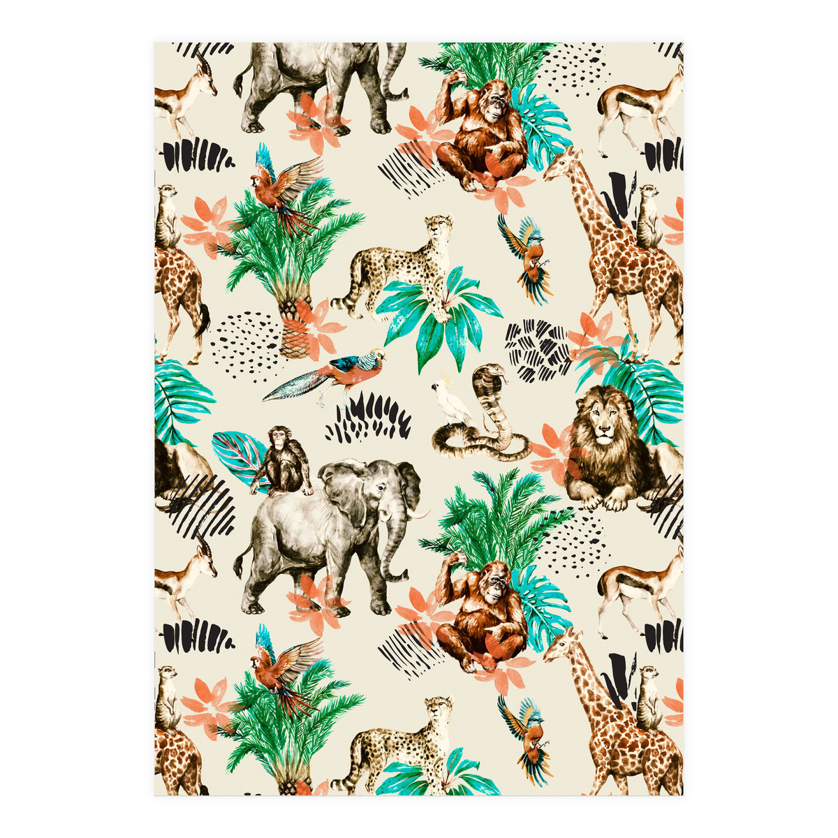 Wild animals 01 (Print Only)