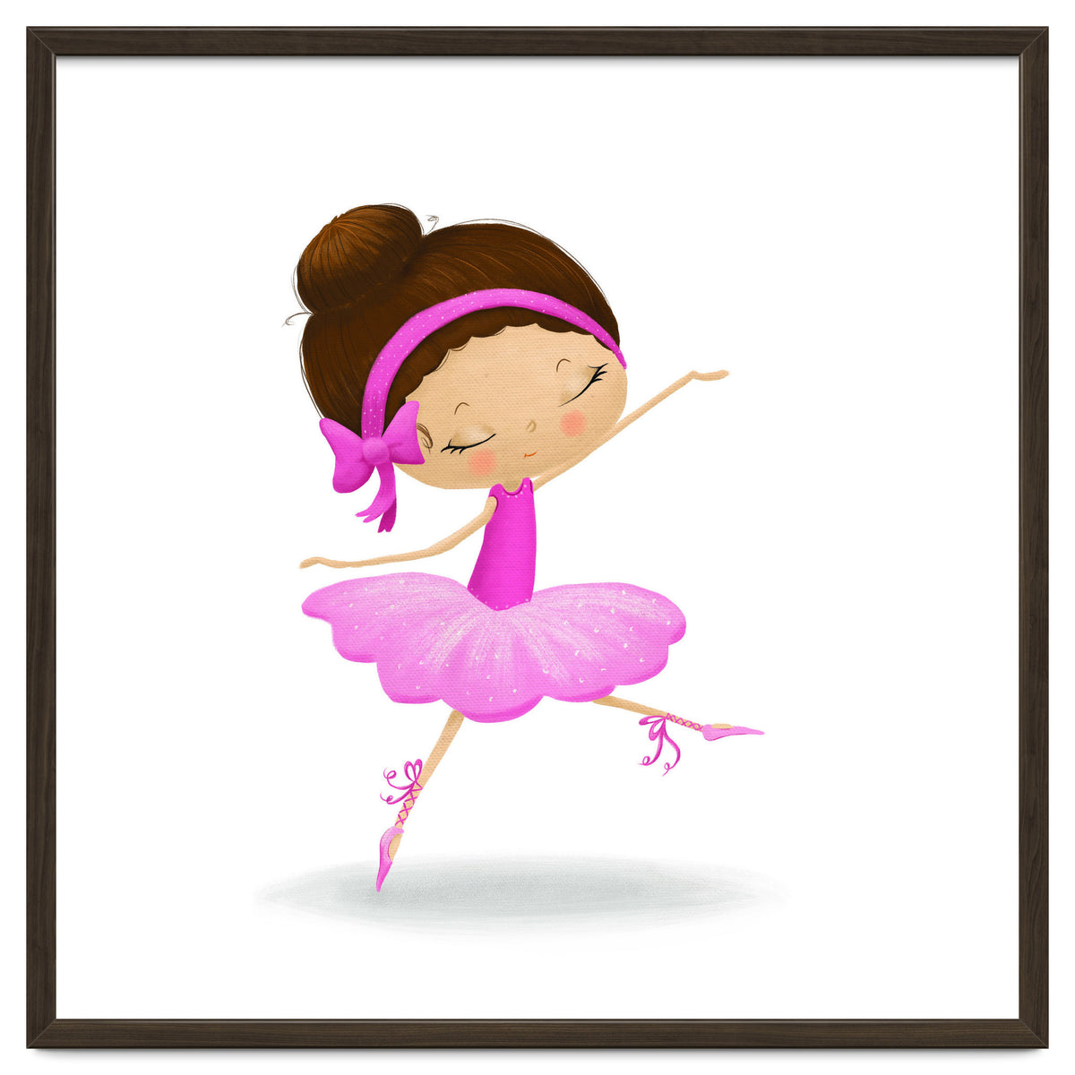 Adorable Ballerina Nursery Print