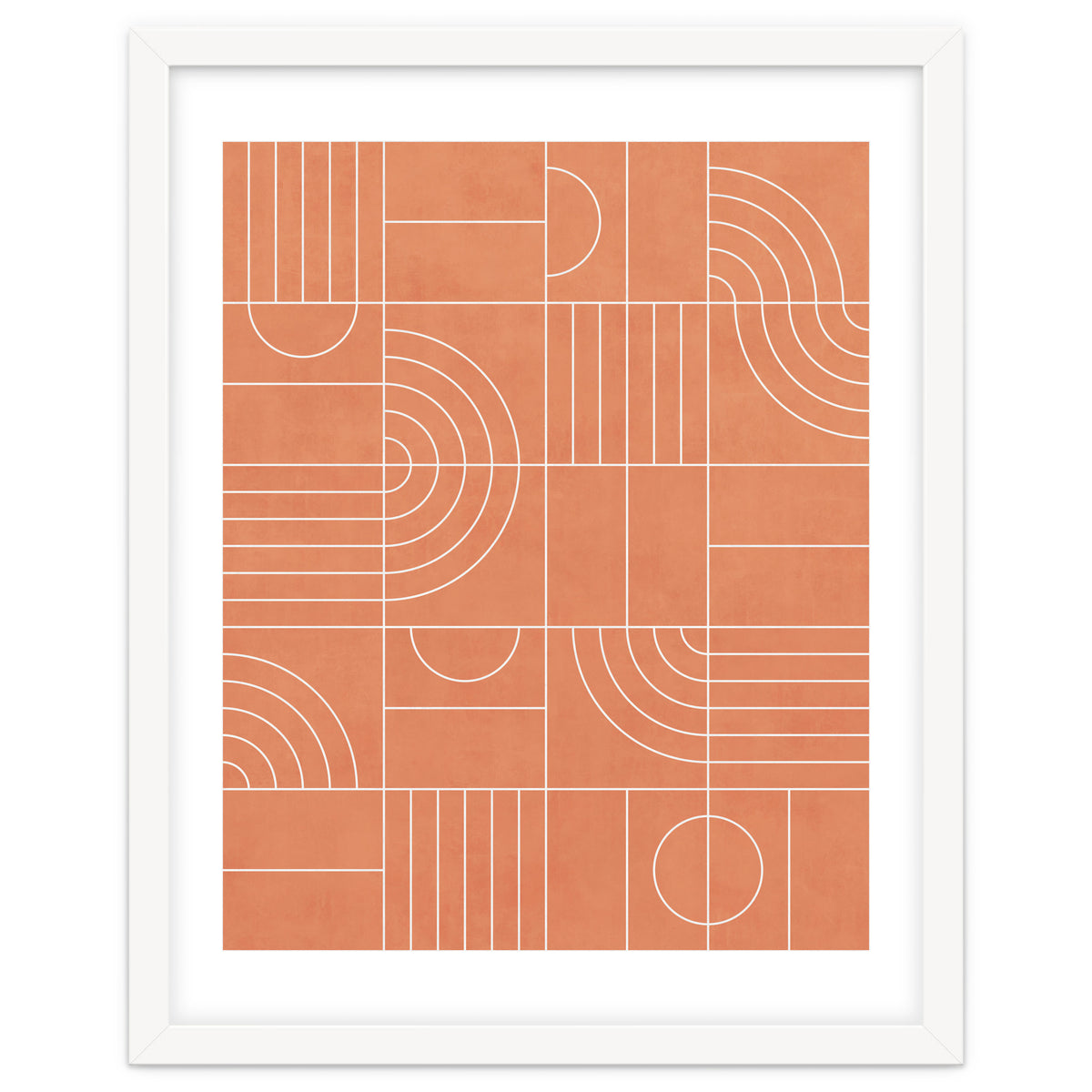 My Favorite Geometric Patterns No.23 - Coral