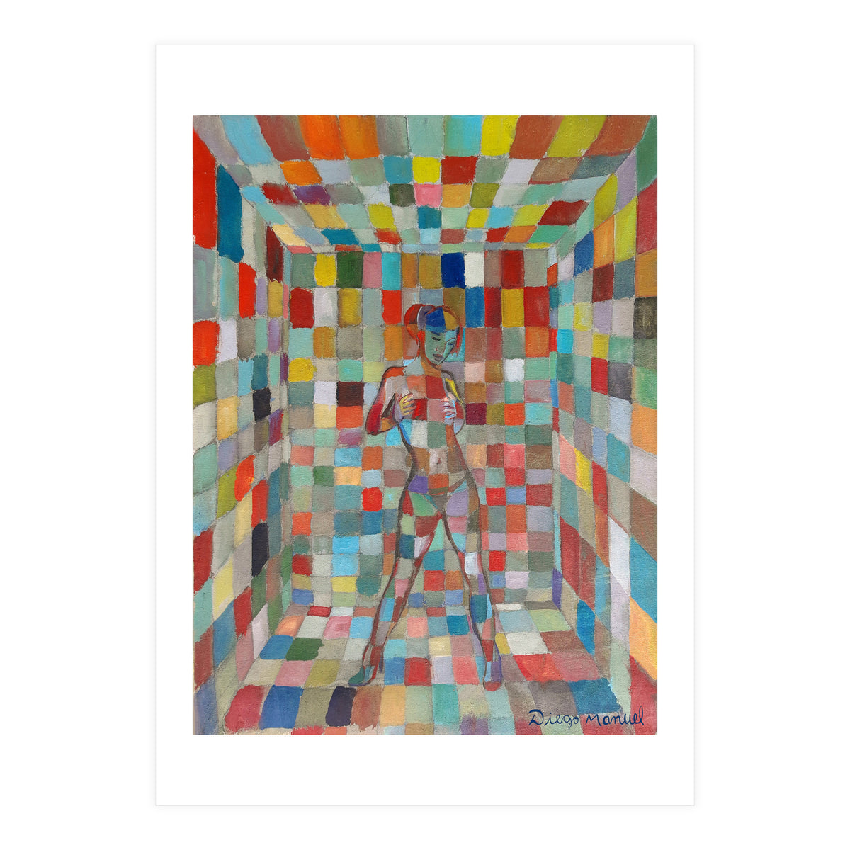 Chica Cubista (Print Only)