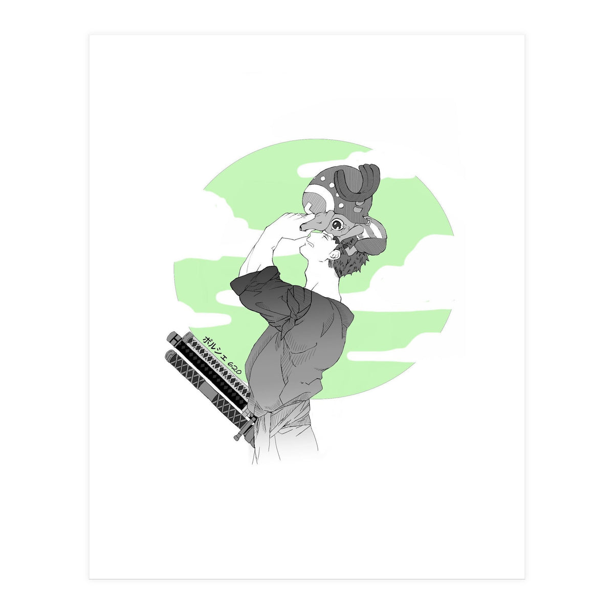 Zorro and Chopper (Print Only)