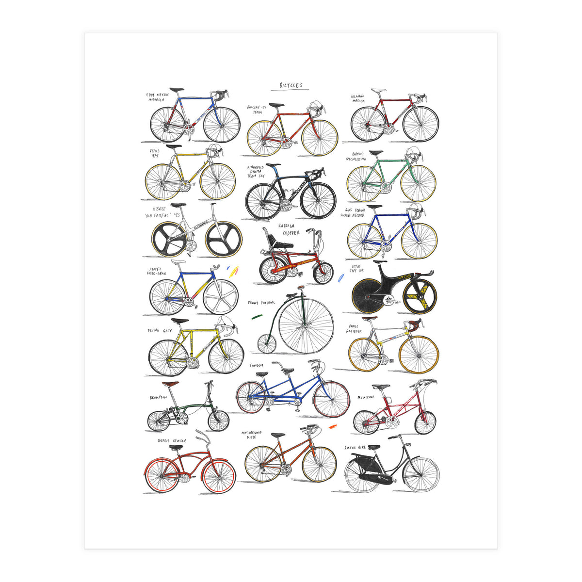 Bicycles (Print Only)
