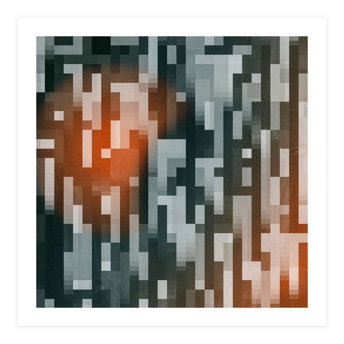 Pixel City #3 (Print Only)