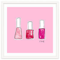 Nail Polish Watercolour | Pink