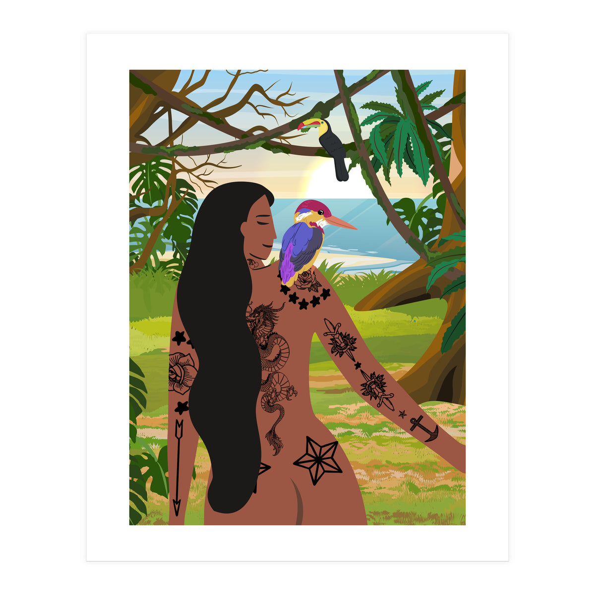 Ceyx Erithaca and Me (Print Only)