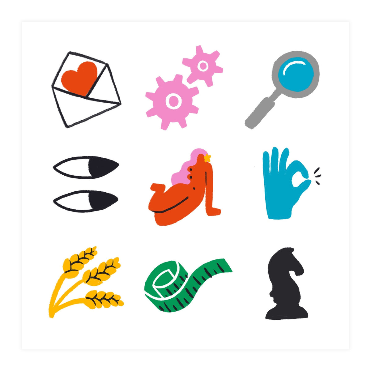 Virgo Emoji (Print Only)