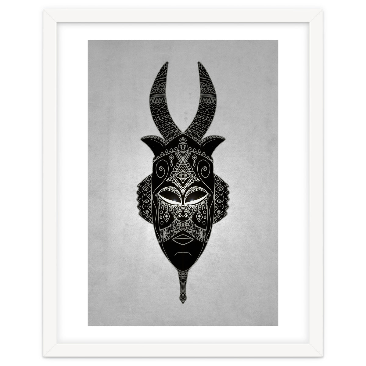 Horned Tribal Mask