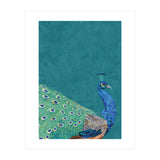 Perfect Peacock Turquoise Portrait (Print Only) thumbnail
