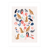 Tropical Girls And Cheetah (Print Only) thumbnail
