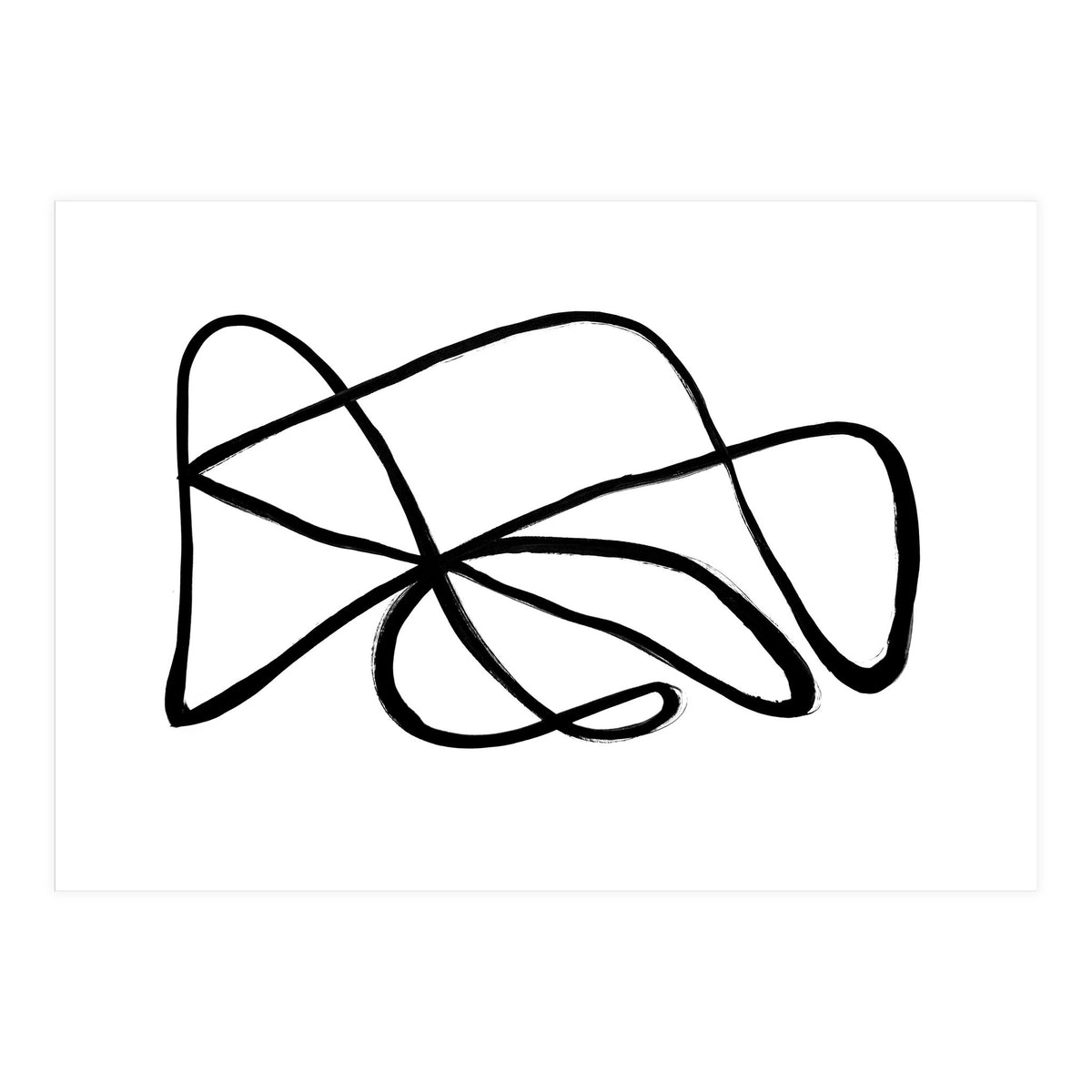 Black and White Line Art #2 (Print Only)