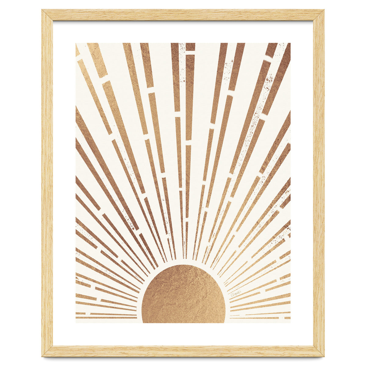 Sun Shines Inside You Gold