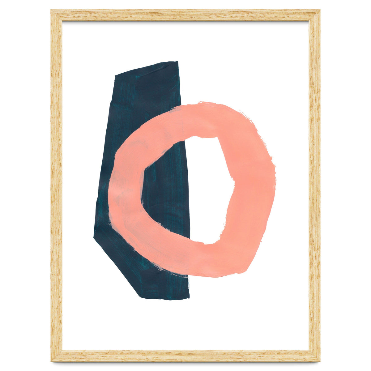 Teal Pillar Salmon Ring