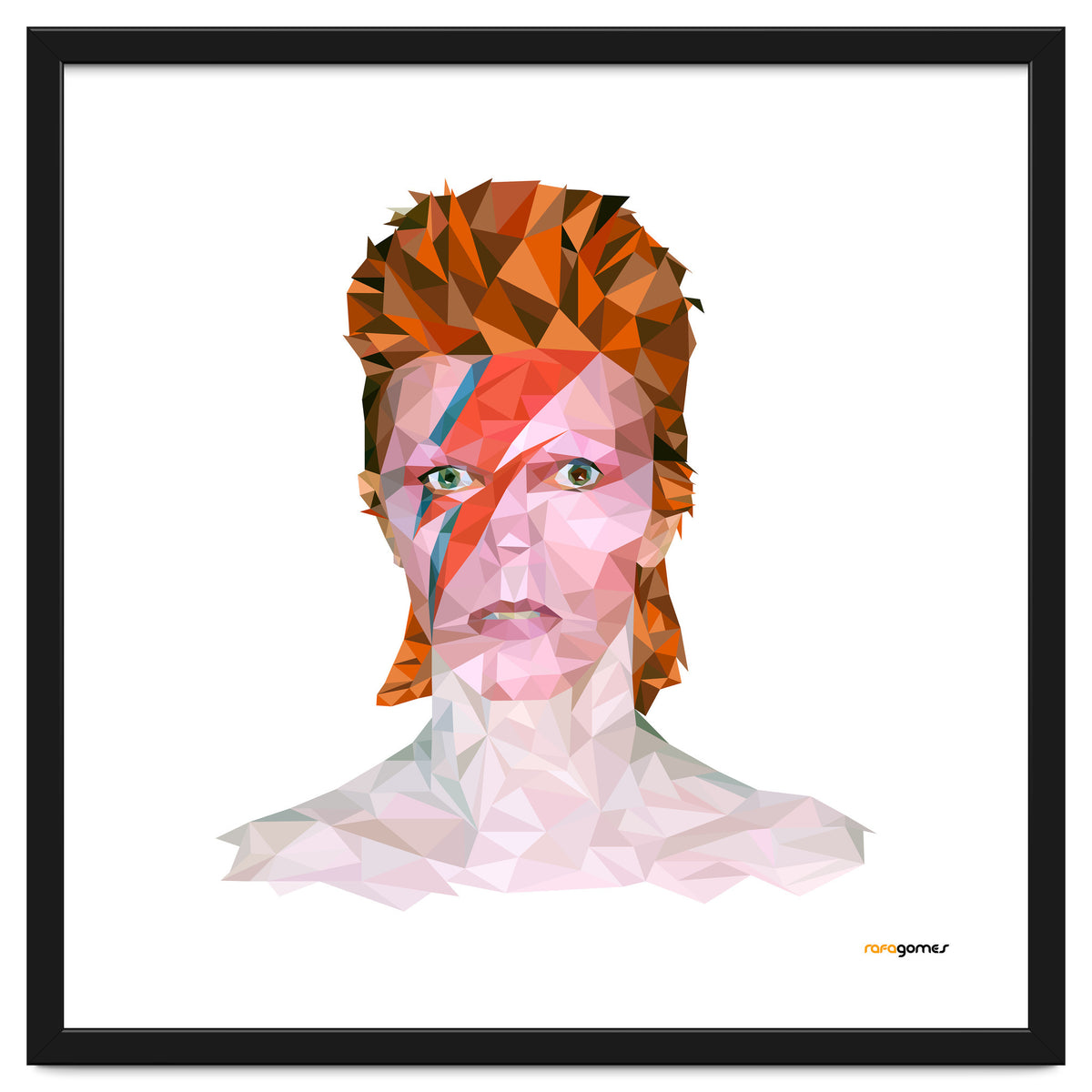 David Bowie Low Poly