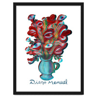 Flores Y Ojos 3d
