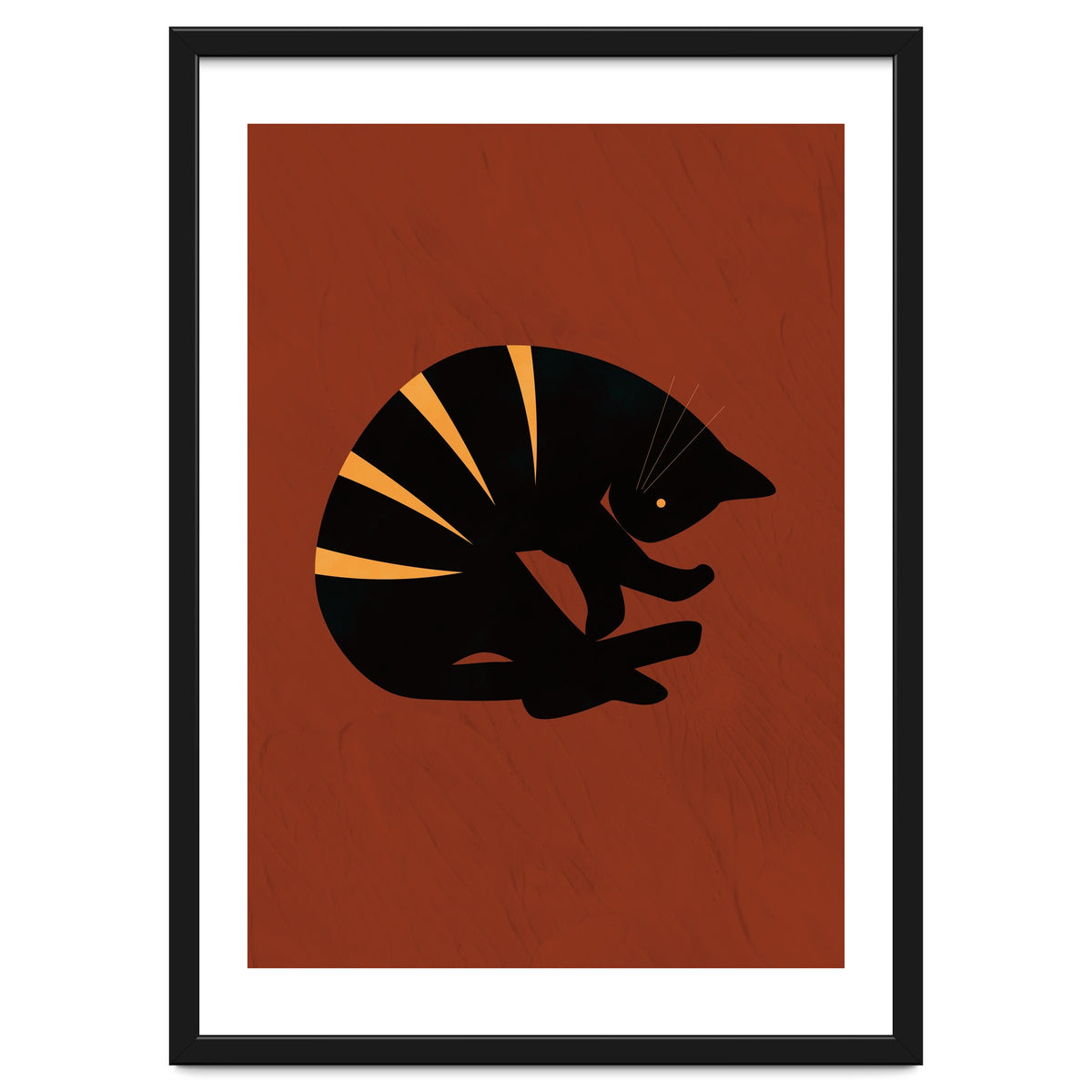 Black Cat Modern Terracotta