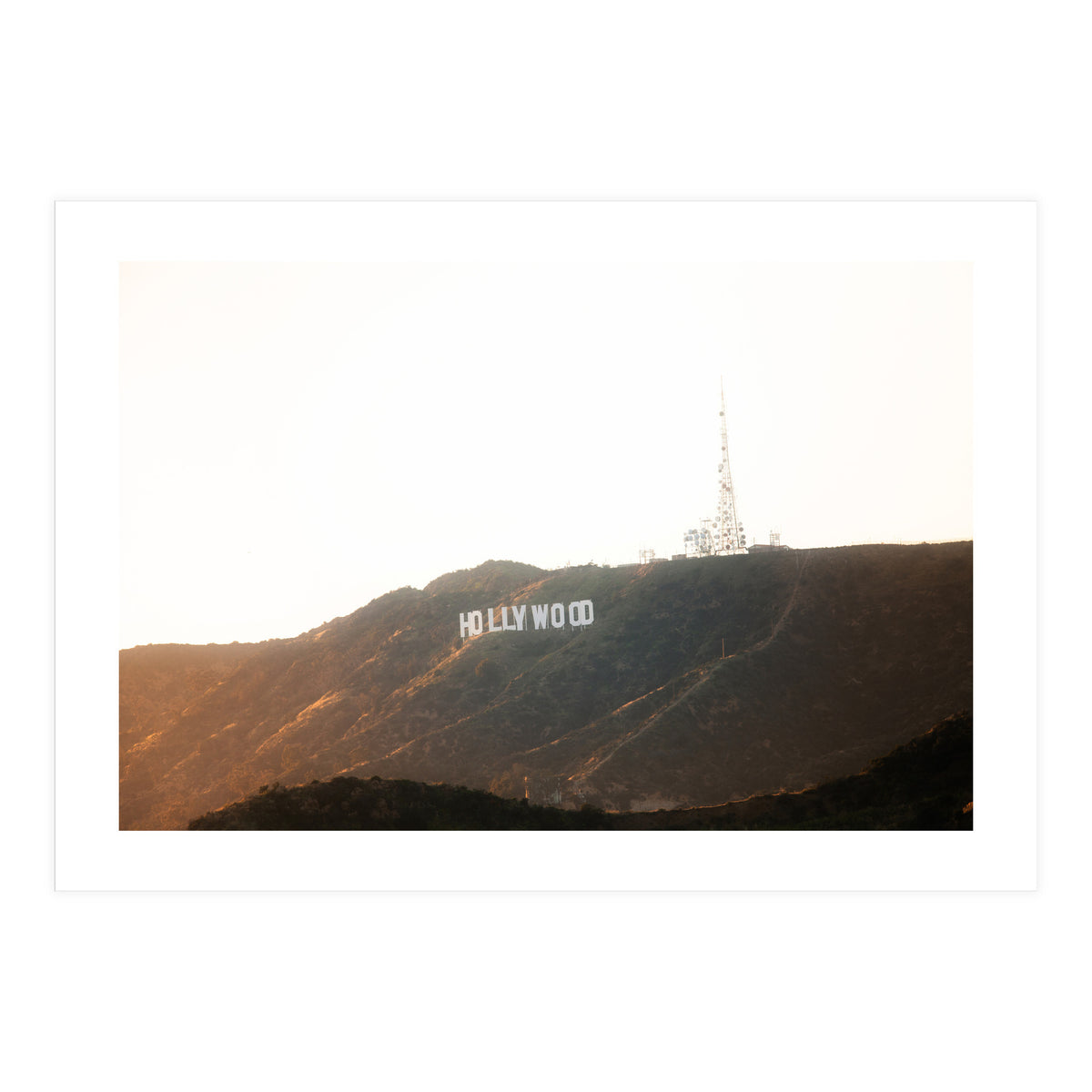 Hollywood Gold x Hollywood Sign California (Print Only)