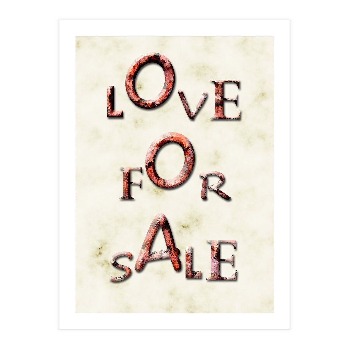 Love 4 sale (Print Only)