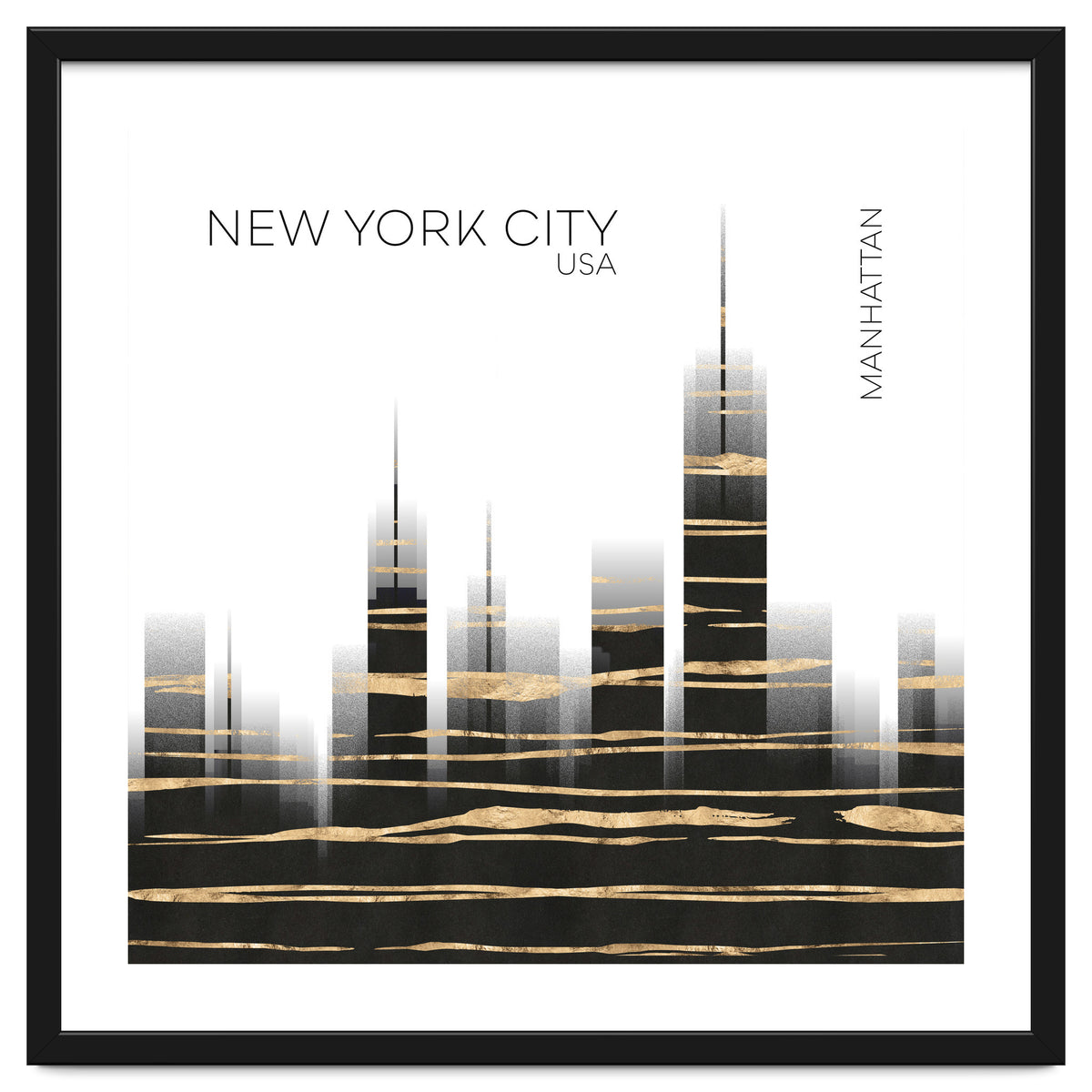 Urban Art NYC Skyline