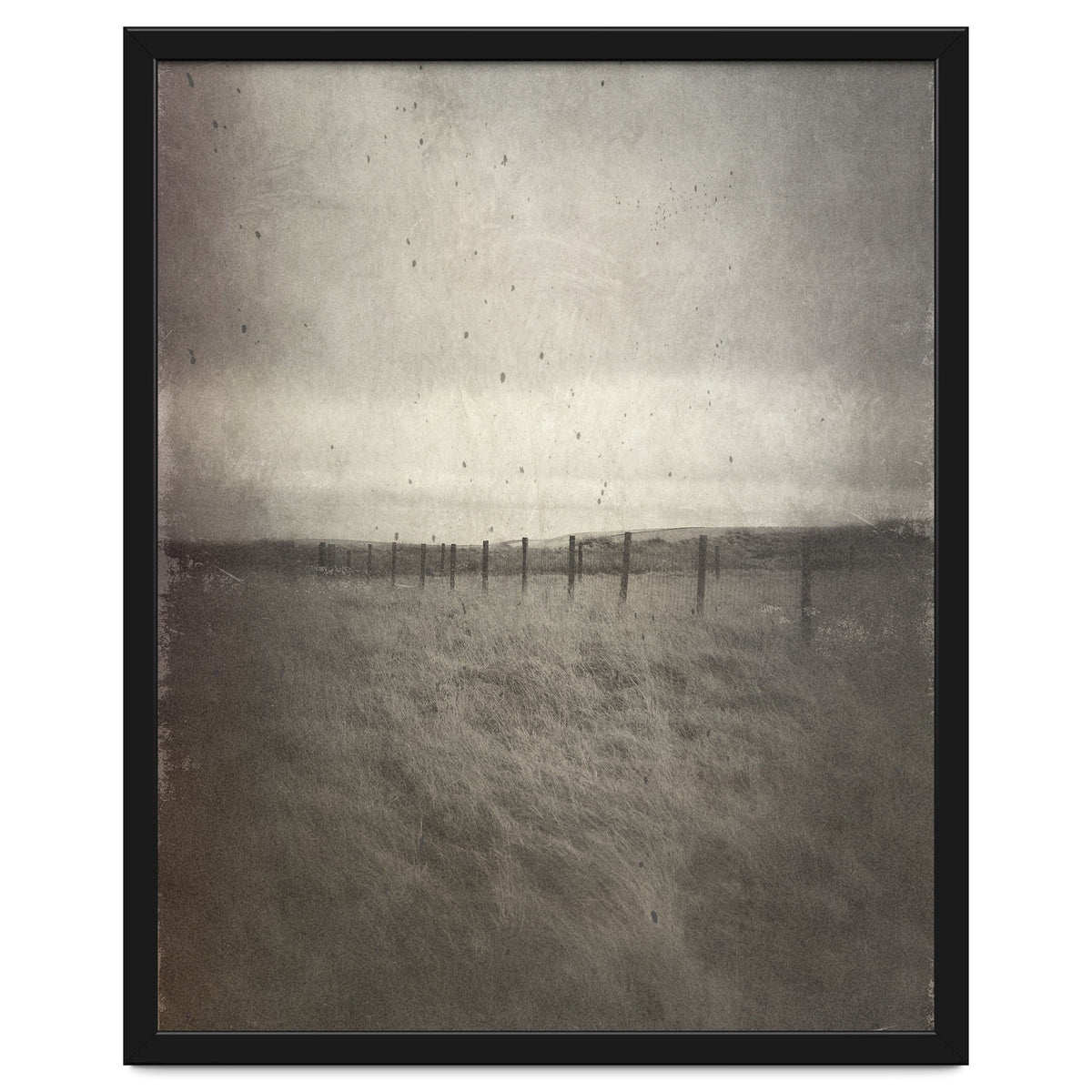 Bleak winter landscape of Saddleworth Moor