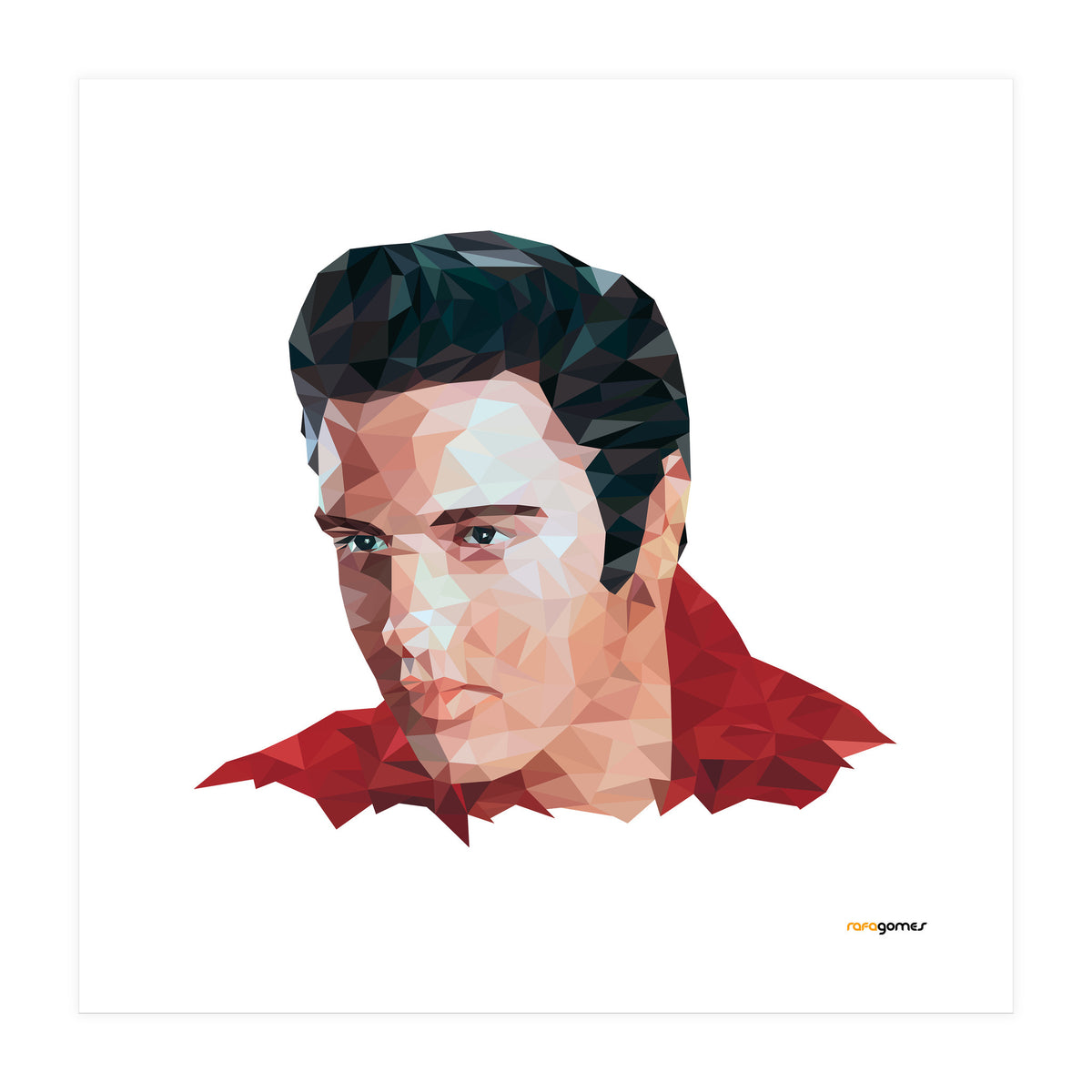 Elvis Low Poly (Print Only)