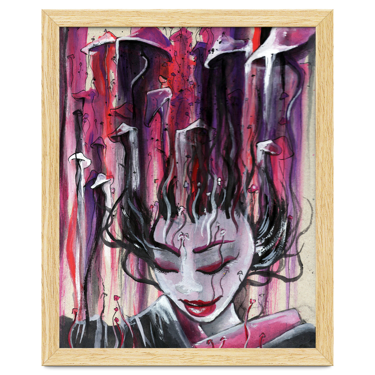 Geisha in Mushrooms: The Surrealistic Concubine