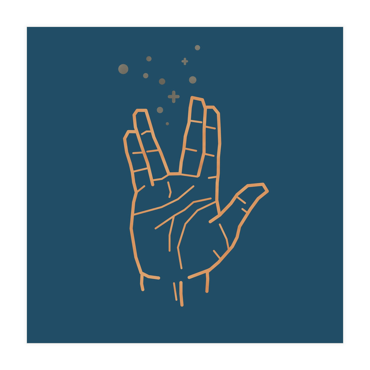 Vulcan Salute (Print Only)