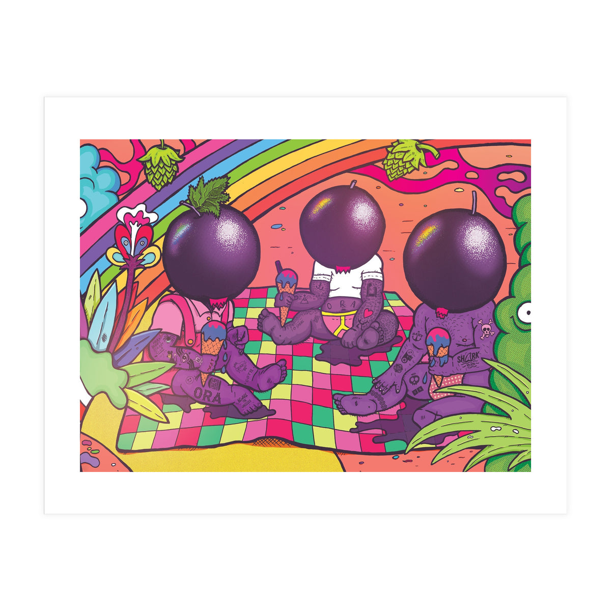 Blackcurrant Sor-Bae Fruited Sour Beer 4.5% Abbeydale x ORA Brewery (Print Only)