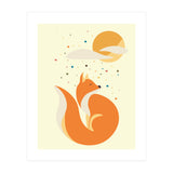 Foxy felt with the heart (Print Only) thumbnail