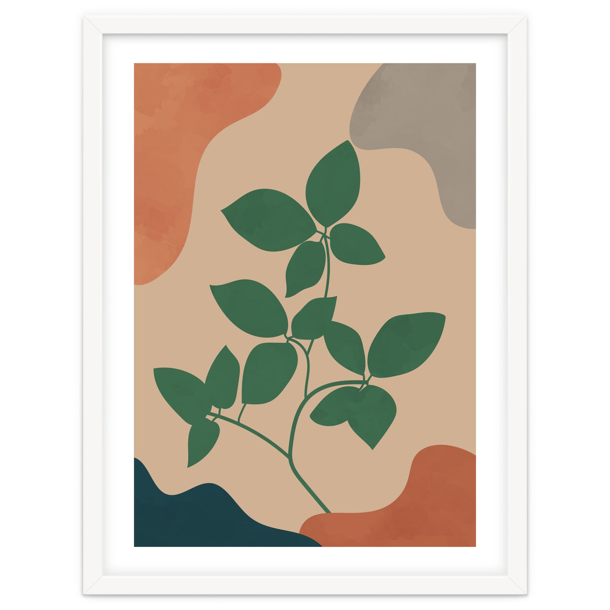 Botanical Neutral Earthy Tones